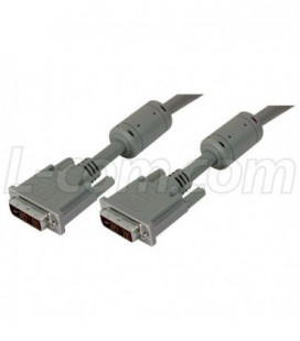 Premium DVI-I Single Link DVI Cable Male / Male w/ Ferrites, 5.0 ft
