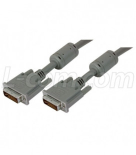 Premium DVI-I Dual Link DVI Cable Male / Male w/ Ferrites, 3.0ft