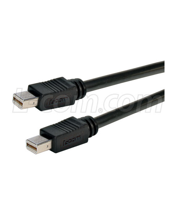 Mini DisplayPort Male/Male Cable Assembly 2m