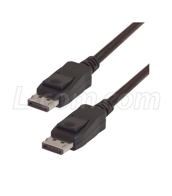 LSZH DisplayPort Cable Male-Male, Black - 2.0m
