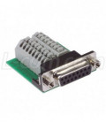 DB15 Female Connector for Field Termination with Screwless Terminal Block