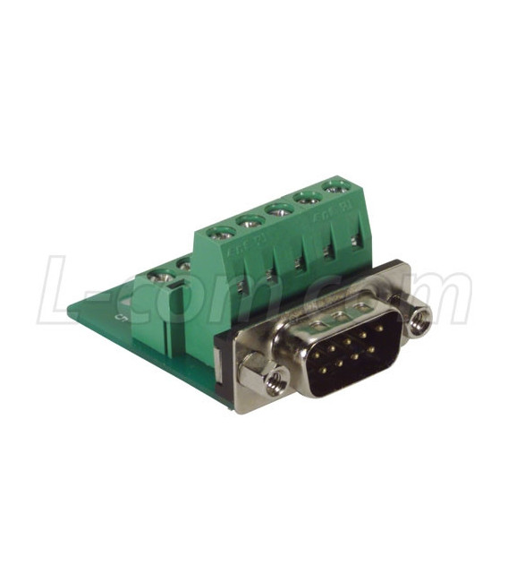 DB9 Male Connector for Field Termination