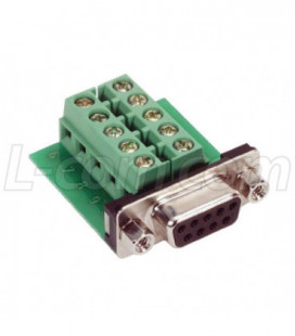 DB9 Female Connector for Field Termination