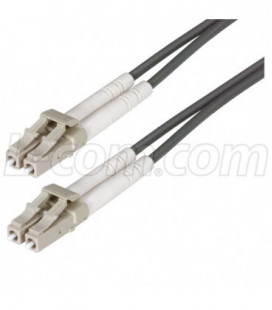 OM1 62.5/125, Multimode Low Smoke Zero Halogen, Clipped Fiber Cable Dual LC / Dual LC, 4.0m