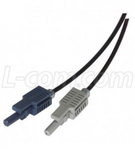 Simplex Latching HFBR Plastic Fiber Optic Cable, 4.0m