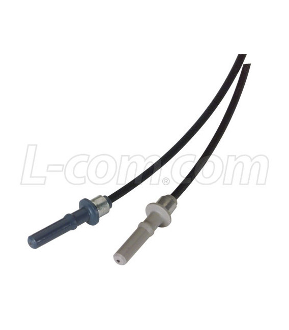 Simplex HFBR Plastic Fiber Optic Cable, 50.0m