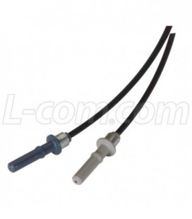 Simplex HFBR Plastic Fiber Optic Cable, 50.0m