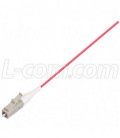 OM1 62.5/125 900um Fiber Pigtail LC, Red 1.0m