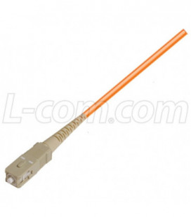 OM1 62.5/125 3mm Fiber Pigtail SC, Orange 2.0m