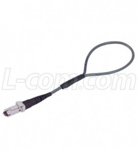 Fiber Loopback MTRJ Connector With Pins, 62.5/125