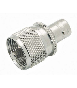 Coaxial Adapter, BNC Female / UHF Male (PL259)