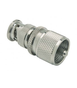 Coaxial Adapter, UHF Male (PL259) / BNC Male