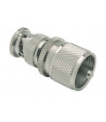 Coaxial Adapter, BNC Male / UHF Male (PL259)