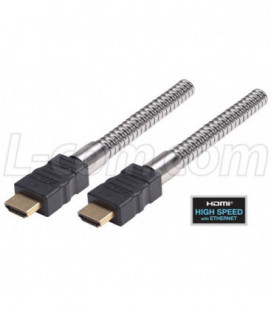 Metal Armored HDMI® Cable with Ethernet, Male/Male 3.0M