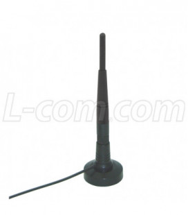 1.9 GHz 3 dBi Rubber Duck Omni Mag/Base Antenna - SMA Male Connector