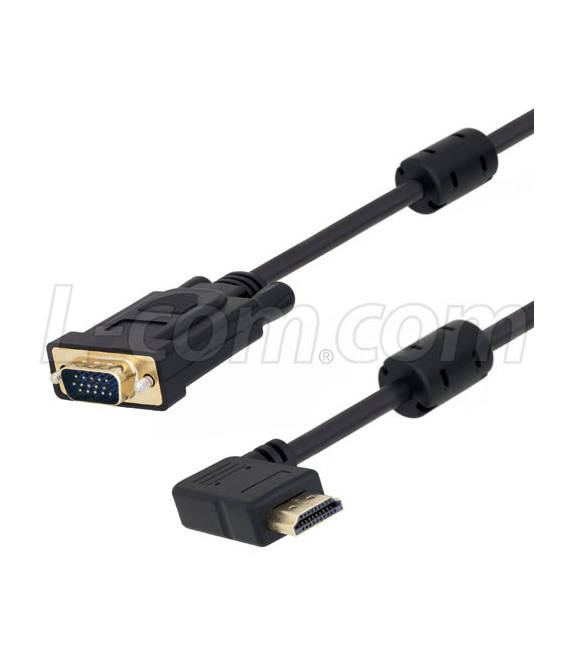 HDMI male to VGA male cable length 7ft