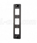 FSP Sub Panel, Blank Sub Panel with 3 ECF Style Openings, Black