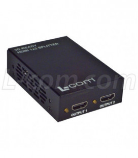 L-com HDMI® Splitter 1 X 2 , 3D Ready, HDCP compliant