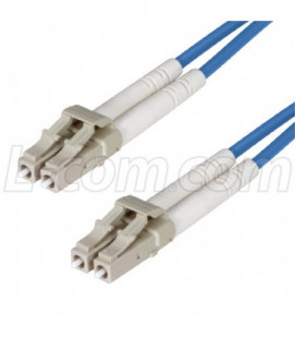 OM1 62.5/125, Multimode Fiber Cable, Dual LC / Dual LC, Blue 2.0m