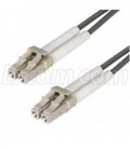 OM1 62.5/125, Clipped Fiber Cable, Dual LC / Dual LC, 2.0m