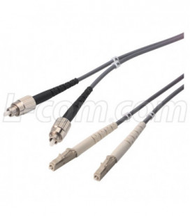 OM1 62.5/125, Multimode Fiber Cable, Dual FC / Dual LC, 4.0m