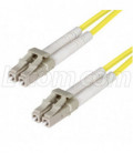 OM1 62.5/125, Multimode Fiber Cable, Dual LC / Dual LC, Yellow 1.0m