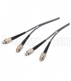 OM1 62.5/125, Multimode Fiber Cable, Dual FC / Dual FC, 4.0m
