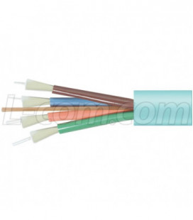 1 Meter Interval 4 count OM4 50/125 Bulk Breakout Cable, 2mm Sub Units