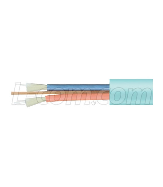 1 Meter Interval 2 count OM4 50/125 Bulk Breakout Cable, 2mm Sub Units