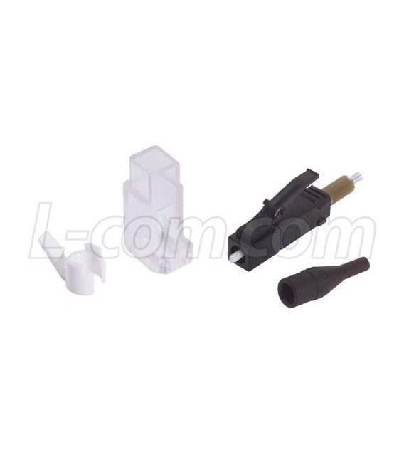 Fiber Connector, UniCam LC Male, 50/125 Multimode
