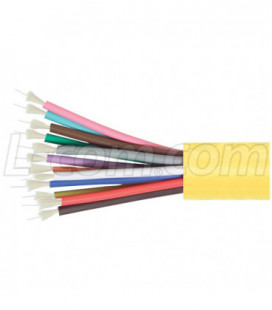 1 Meter Interval 9/125 Bend Insensitive 12 Count Breakout Bulk Cable, 2.5mm Sub Units