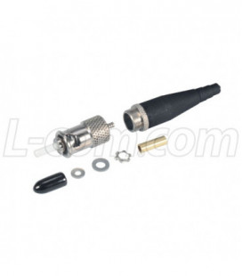 Ruggedized COTS ST Connector, Multimode Locking Stainless Steel for 3mm fiber