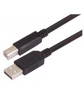 Cable USB Black Premium Type A - B Cable, 5m