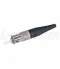 Ruggedized COTS ST Connector, Singlemode Non-Locking Stainless Steel for 2.5mm fiber