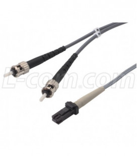 OM1 62.5/125, Multimode Fiber Cable, Dual ST / MT-RJ, 2.0m