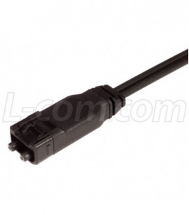 Duplex SMI Plastic Fiber Optic Cable, 10.0m