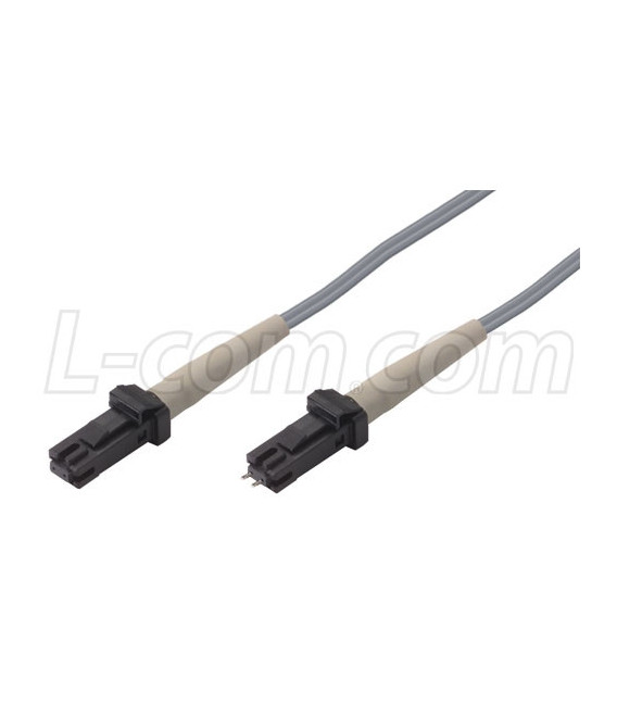 OM1 62.5/125, Multimode Fiber Cable Pins, MT-RJ / MT-RJ, 3.0m