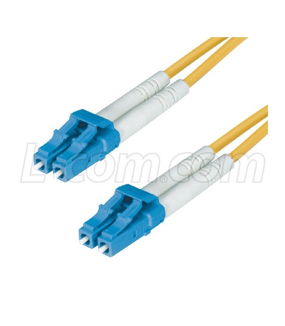 9/125, Single Mode Fiber Optic Cable, Dual LC / Dual LC, 10.0m