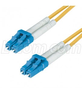 9/125, Single Mode Fiber Optic Cable, Dual LC / Dual LC, 10.0m