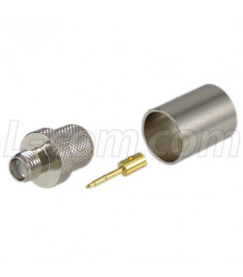 RP-SMA Jack Crimp for RG8, 400-Series Cable