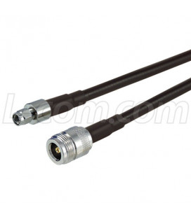 RP-SMA Plug to N-Female, Pigtail 2 ft 195-Series