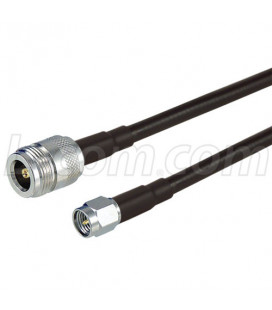 SMA-Male to N-Female, Pigtail 2 ft 195-Series