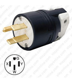 Hubbell Hbl9451c Nema 14 50 Male Plug