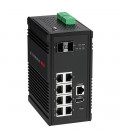 Industrial 8-Port Gigabit Web Managed Switch with 2 SFP Slots