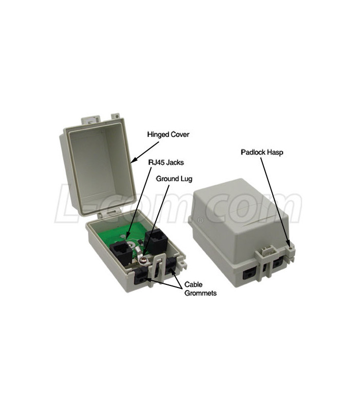 Adaptador RJ45 Hembra a Conector DB9 Hembra - UNIT Electronics