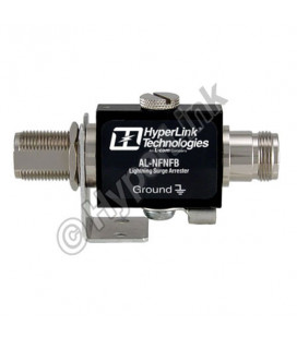 N-Female to N-Female Bulkhead 0-3 GHz 350 V Lightning Protector