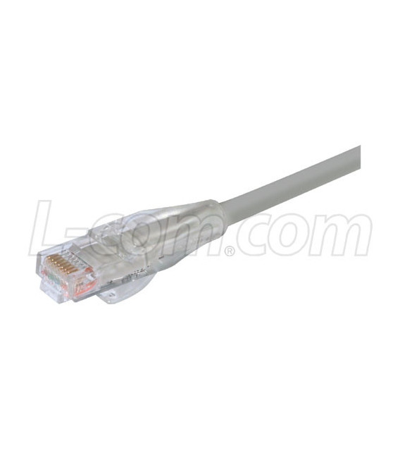 Premium Category 5E Patch Cable, RJ45 / RJ45, Gray 1.0 ft