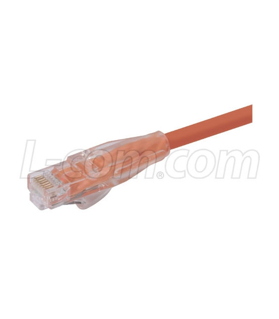 Premium Category 5E Patch Cable, RJ45 / RJ45, Orange 1.0 ft