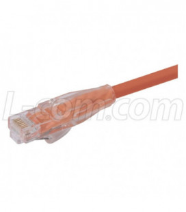 Premium Category 5E Patch Cable, RJ45 / RJ45, Orange 1.0 ft