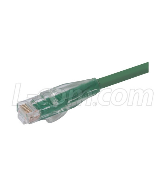Premium 10/100Base-T Crossover Cable, Green 3.0 ft